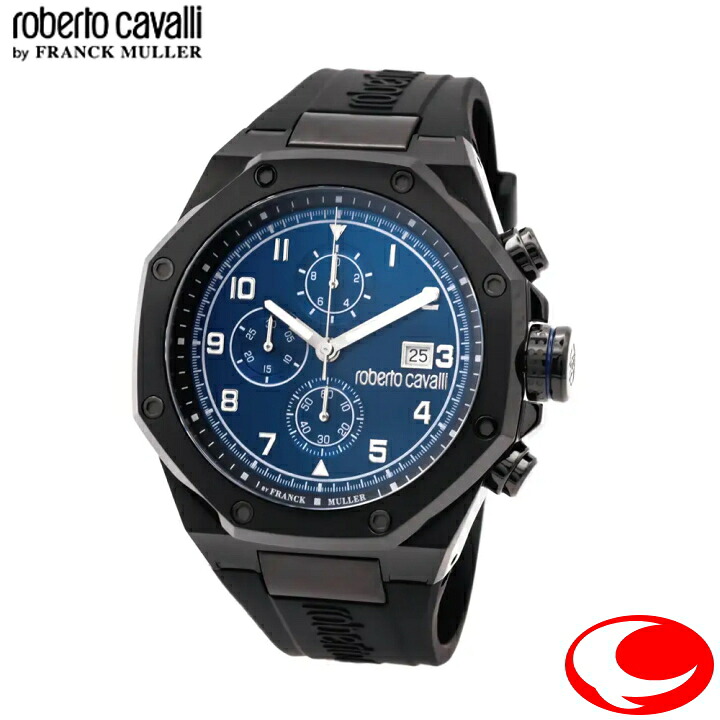 roberto cavalli BY FRANCK MULLERロベルトカヴァリ バイ フランクミュラー RV1G259P0041 メンズ腕時計 ダークブルー文字盤|ウォッチ・ジュエリーのヨシイ
