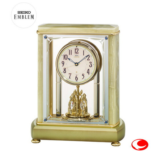 楽天市場】重厚な佇まいで悠然と時を刻む風格のオニキス・クロック