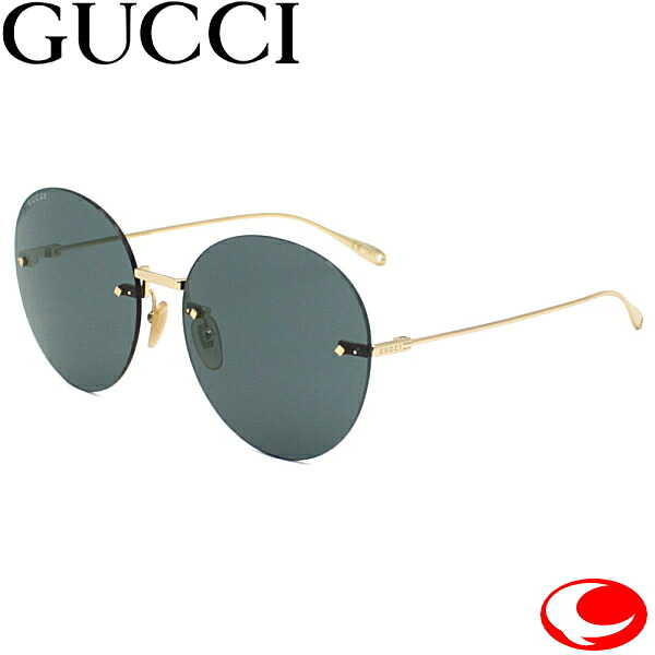 最大限度100%Pうしろ側当選確からしさ1/2GUCCI グッチ GG1149S-002 黒眼鏡 アジアン相応う レディース