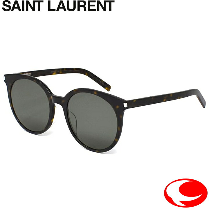 最大限度100%Pうしろ側当選確からしさ1/2SAINT LAURENT サンローラン SL 566/K SLIM 002 黒眼鏡 アジアン相応う メンズ レディース ユニ一発やる