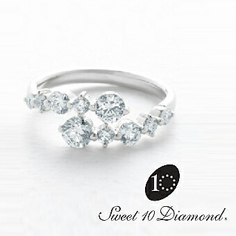 【正規品】 スイート10ダイヤモンド Sweet 10 Diamond Pｔ900 ダイヤモンドリング　STANDARD(スタンダード) 1.00ct　在庫サイズは11号【正規保証書付き】【スウィート10】【結婚10周年】【プレゼント】【贈り物】【記念ジュエリー】【ナガホリ正規モデル】PRSD10004