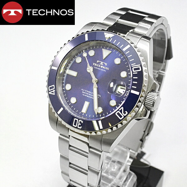 楽天市場】TECHNOS テクノス 腕時計 メンズ TSM419MM オールステンレス