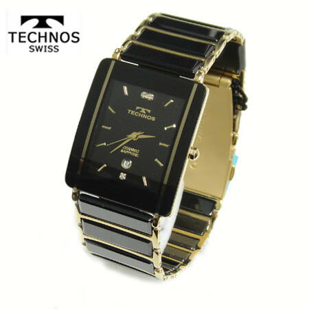 (最強配送) テクノス セラミックス　腕時計　(TECHNOS)　3気圧防水\u003cBR\u003eサファイアガラス　T9137GB　メンズ 腕時計-メンズ腕時計