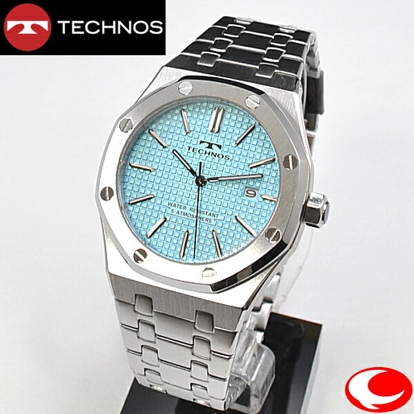 楽天市場】TECHNOS テクノス 5気圧防水 ロイヤルオーク クォーツ腕時計