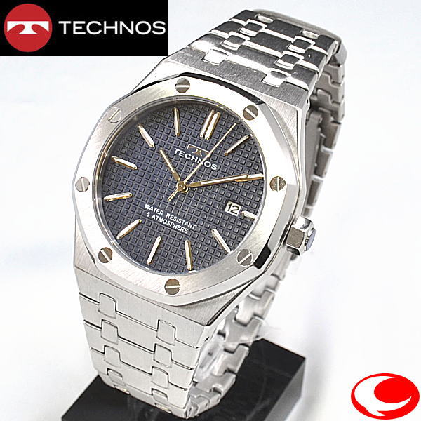 (最強配送)テクノス(TECHNOS) 腕時計　5気圧防水　T9539SU(新品番T9C07SN) 最新定番モデル　 ブルー文字盤　【最安値挑戦】【送料無料】￥38,500【プレゼント】｜ウォッチ・ジュエリーのヨシイ