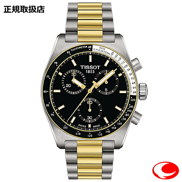 【TISSOT】ティソ Tissot PR516 クロノグラフ クォーツ メンズ 腕時計 ブラック/コンビ T149.417.22.051.00 T1494172205100 （国内正規販売店）【プレゼント】