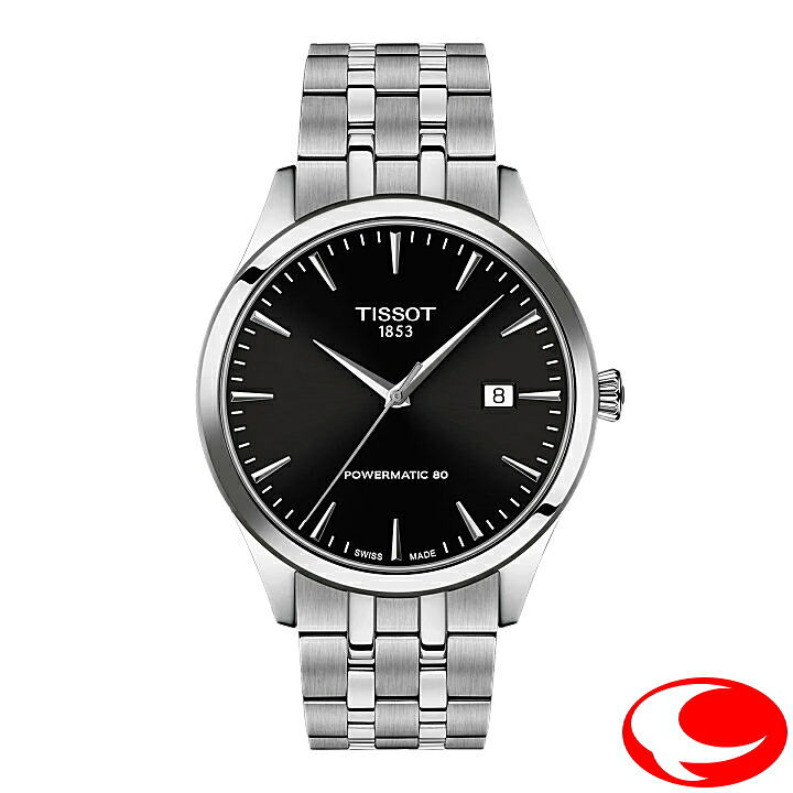 最大限度100%Pうしろ側当選確からしさ1/2（最強送りとどける）【TISSOT】ティソ 古典派音楽 いき込み 40粍 80第四次元力強さ取っておく 10空圧雨合羽 黒いこと文字記号盤 T1584071105100 T158.407.11.051.00【ティソ定まり売りわたす店】【定まり2年度引き請ける】