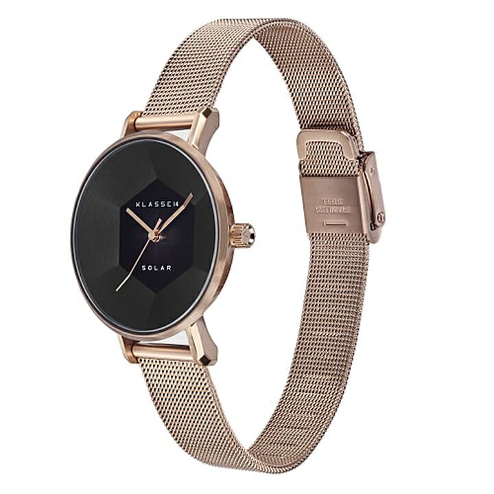 75％以上節約 ノベルティ付KLASSE14 Volare Solar Darlness ボラーレソーラー ダークネス ペアウォッチ 39mm 34mm  WVS22BK002M WVS22RG003W 太陽光電池