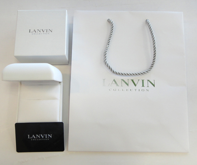 【楽天市場】LANVIN (ランバン指輪) La vie en bleu 結婚指輪 マリッジ リング ダイヤモンド入り(左側） 【送料無料