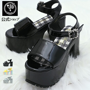 美品 YOSUKE 24SS 厚底サンダル 12cmヒール バックストラップ L
