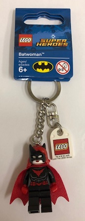 【新品】LEGO　レゴ　スーパーヒーローズ　853953　Batwoman　キーチェーン　キーリング　キーホルダー【送料無料】【代金引換不可】【ゆうパケット】画像