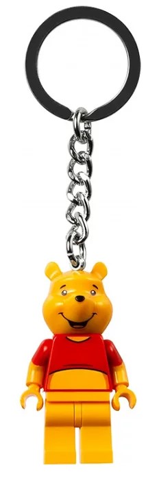 【新品】LEGOKeychainレゴキーホルダー　プー　854191　【送料無料】【代金引換不可】【ゆうパケット】 全長約5センチ　Winnie the Pooh　くまのプーさん画像
