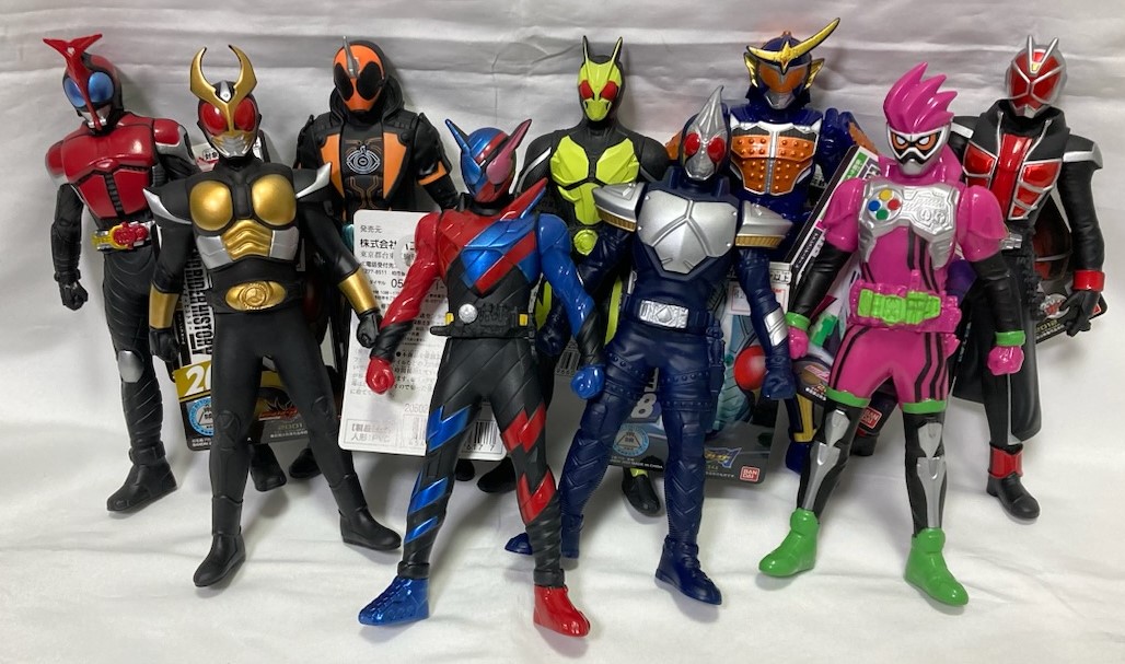 楽天市場】【送料無料】【新品】仮面ライダーシリーズ ソフビ人形9体