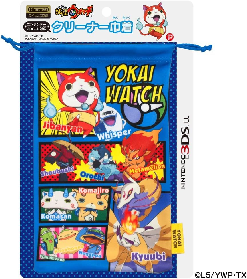 (未使用･未開封品)　映画妖怪ウォッチ ニンテンドー3DSLL対応クリーナー巾着 スタンダード f4u0baa Amazon | 映画妖怪ウォッチ ニンテンドー3DSLL対応クリーナー
