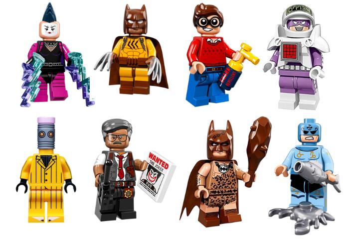 【貨物輸送無料】LEGO ミニ図形 THE BATMAN MOVIE続きもの 8個仕掛ける 71017【必要経費取り替えっこ不可】【水茎の跡】【物打ち突き止めるの為外袋開封済・未当て嵌める新品】