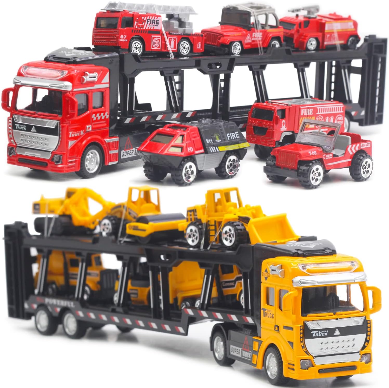 値下げ【新品未使用】モリガングのオートキャリアカー　トランスポーター　ミニカー 値下げ【新品未使用】モリガングのオートキャリアカー トランス