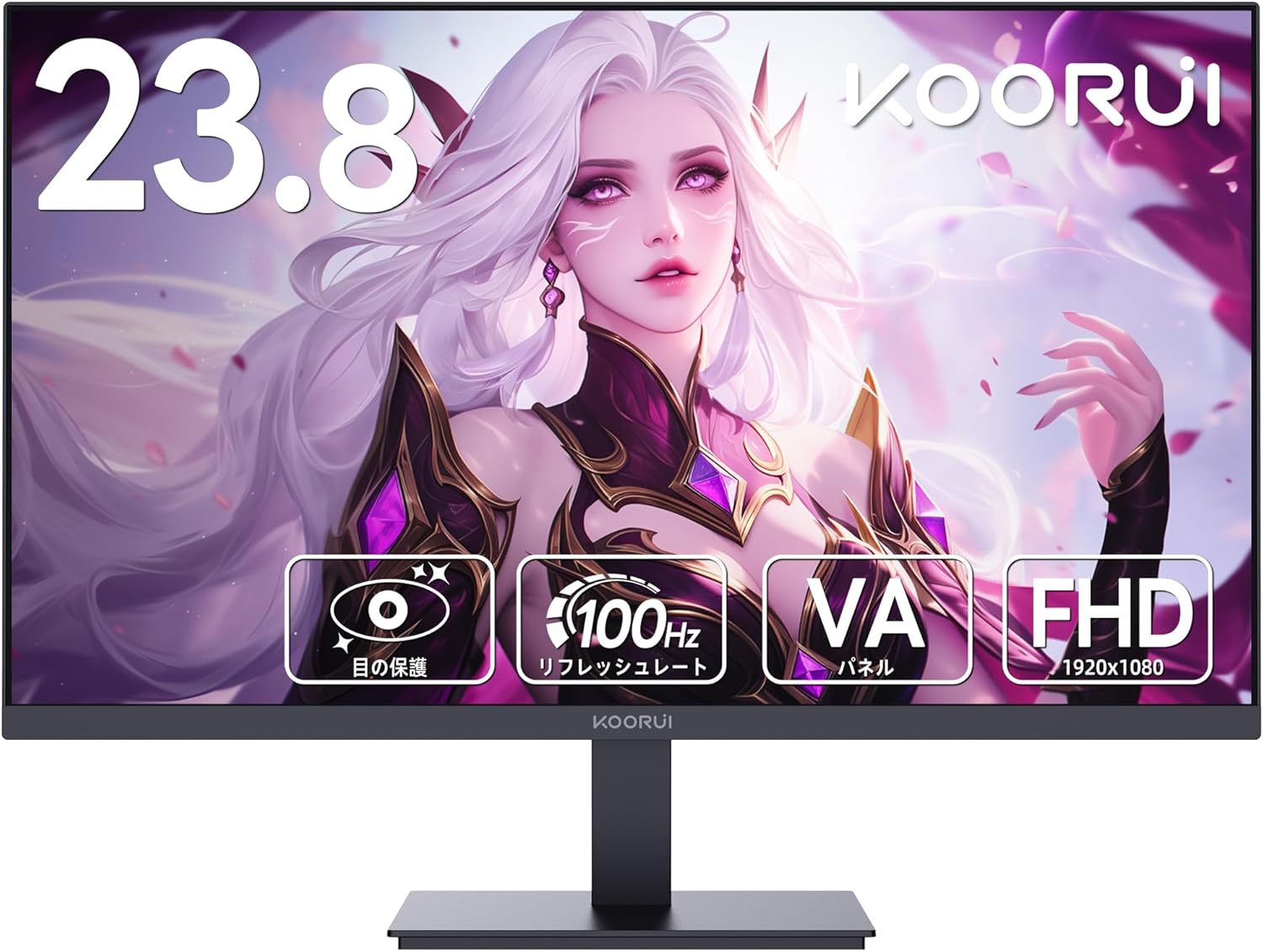 楽天市場】24N1A KOORUI モニター 23.8インチ ディスプレイ HDMI 1.4
