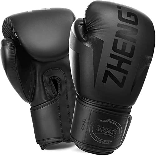 ボクシンググローブ 黒 楽天市場】(黒&金, 16oz)ZTTYボクシンググローブ PUレザー