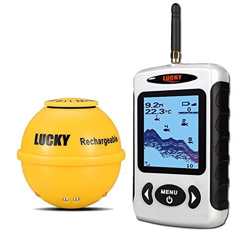LUCKYLAKER 魚群さぐり当てる機 無線電話 投げ式 魚探 集魚灯役立つこと付き添い人潜水艦探知器 沖釣り物の具 陸釣り 船沖釣り 磯沖釣り 深場沖釣り 夜沖釣り フィッシング-スポーツ・アウトドア