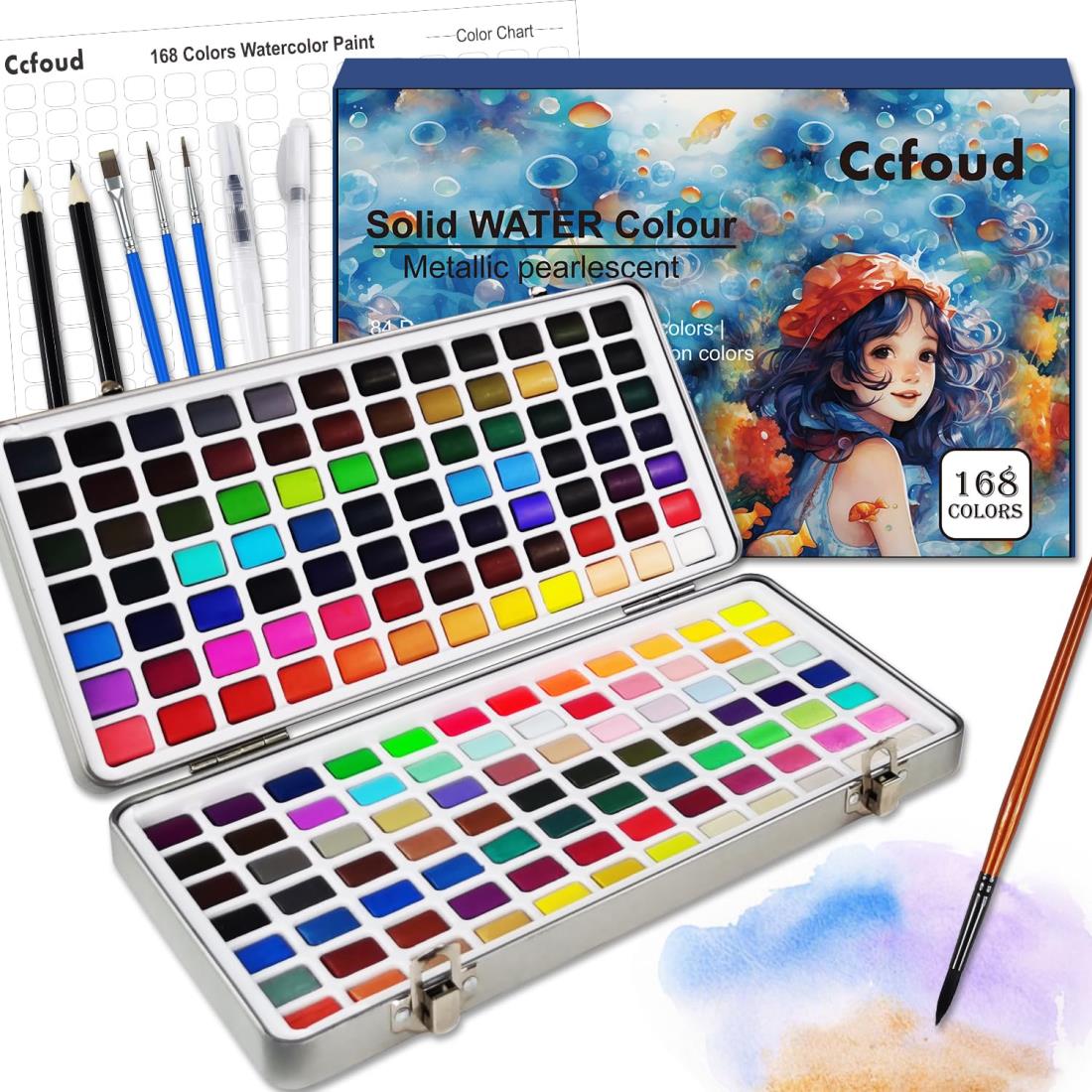 楽天市場】ホルベイン 固形水彩絵具 ケーキカラー C012 透明24色セット
