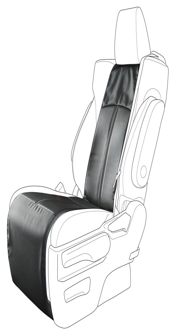 アルパイン(ALPINE) 新車計画 汚れから守りインテリアのグレードUP効果も アルファード・ヴェルファイア(30系) 専用 セカンドシートカバー 左右共通設計(一脚分) SSK-2SE01AV｜よつば商店