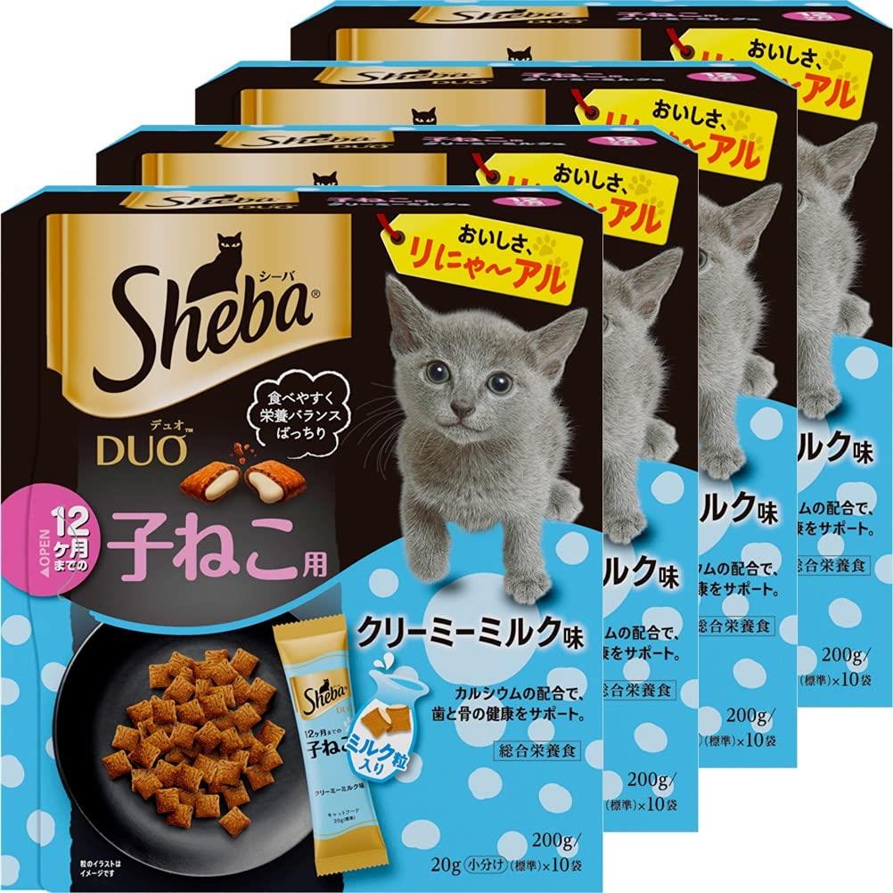 楽天市場】シーバ デュオ 成猫用 クリーミーミルク味セレクション 200g