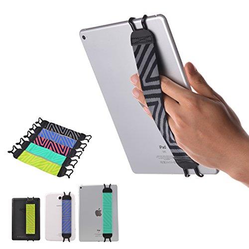 SHC　タブレットPC用安全ハンドストラップ - Apple iPad, iPad 4 (iPad 2 & 3), iPad Air (iPad Air 2), iPad Mini - iPad Pro 9.7 - Samsung Galaxy Tab & Note - Google Nexus - Asus Transformer Book, Microsoft Surface Pro & RT - Dell Venue - Lenovo IdeaTab - Son画像