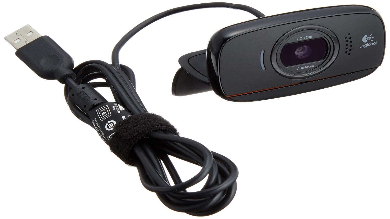 LOGICOOL 固定ディスクウェブカム C525 ウェブカメラ-PCアクセサリー