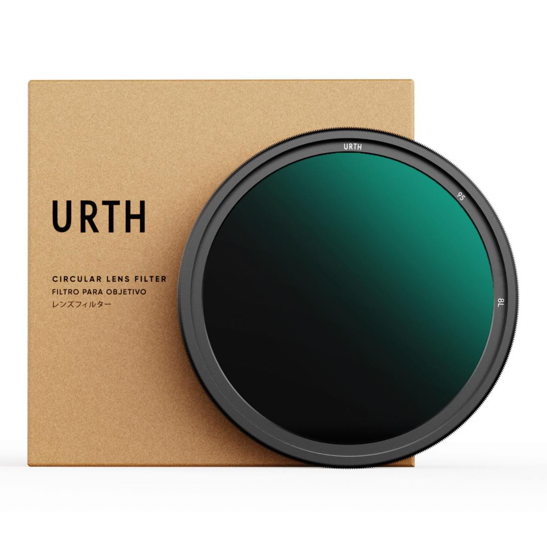 Urth 67mm ND16 (4ストップ) 可変NDレンズフィルター(プラス+)