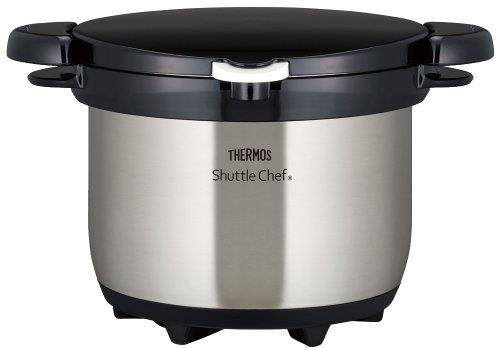 サーモス 無意味さ保温膳立て器 シャトル料理人 3.0L (3~5人用) 読みやすいステンレス鋼 KBG-3000 CS