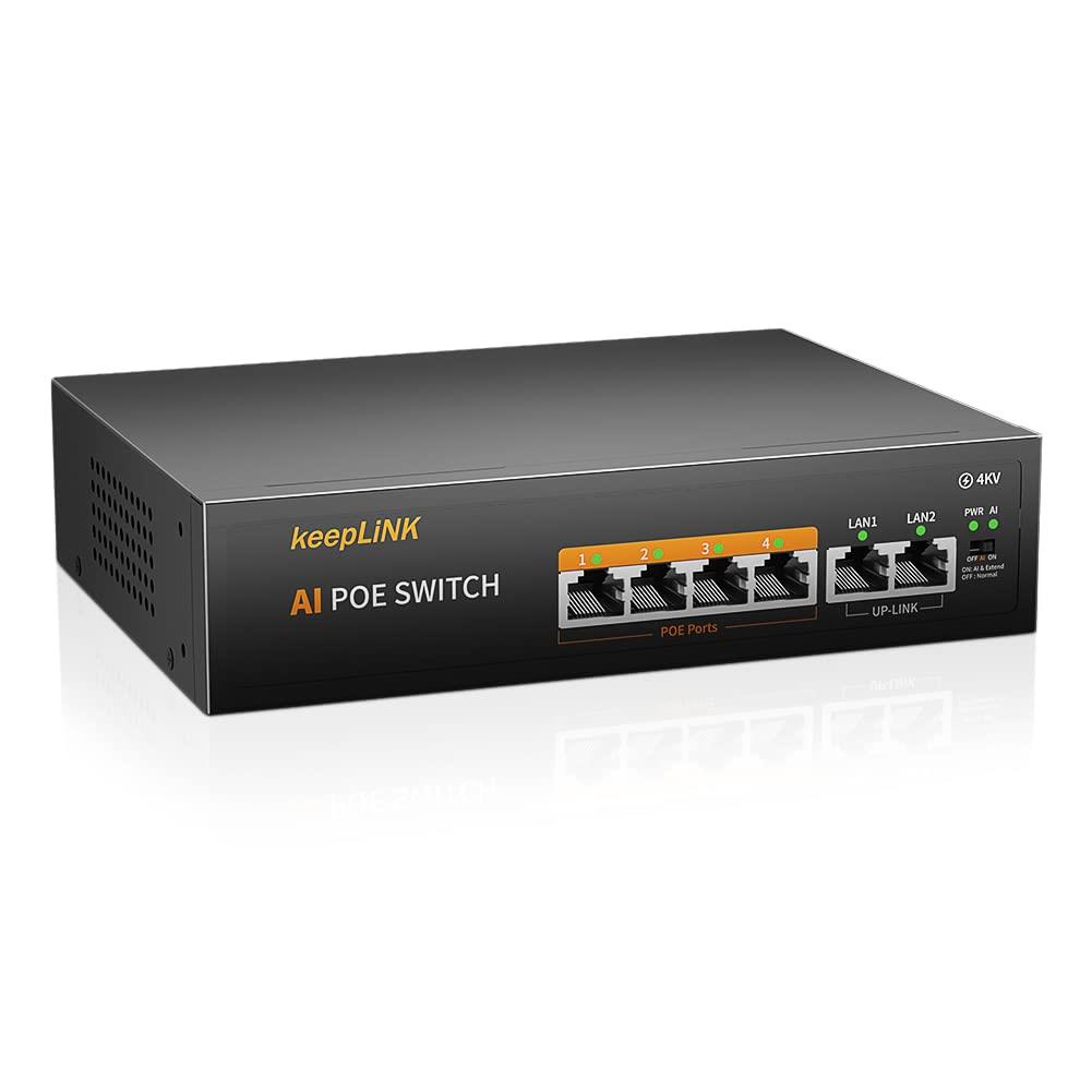 楽天市場】スイッチングハブ 6ポート 10/100Mbps ギガビット PoE