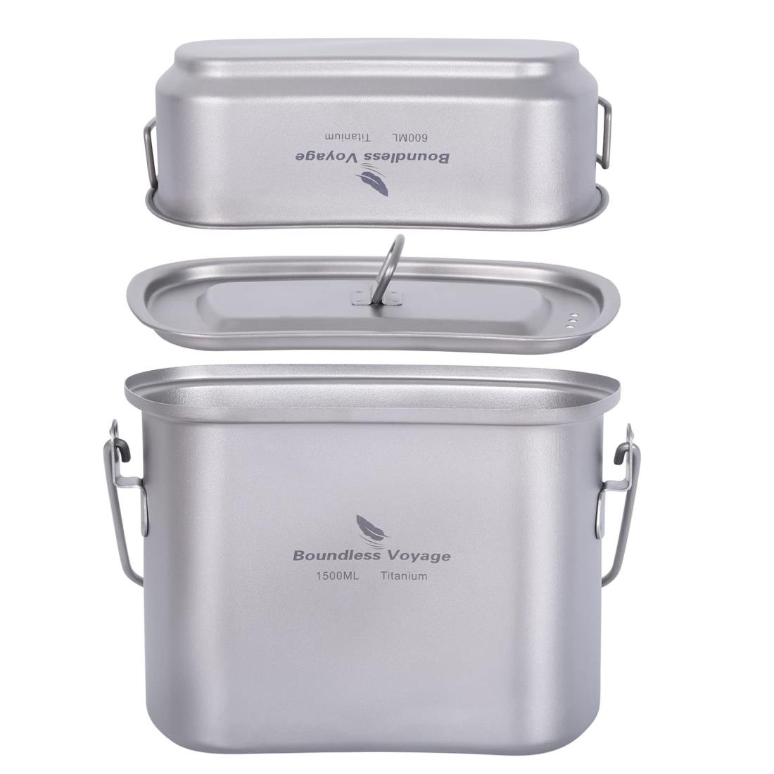 楽天市場】Boundless Voyage チタン ミリタリーキャンティーン チタン