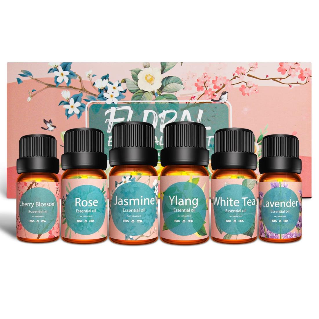 楽天市場】Poven アロマオイル 6種セット エッセンシャルオイル 天然