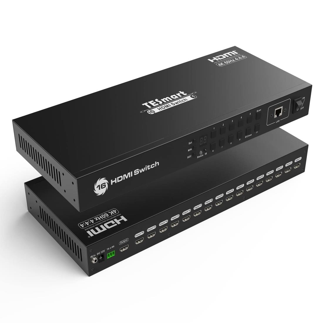 TESmart HDMI マトリックス 8入力8出力 8x8 切り替え器 分配器 4K@30Hz