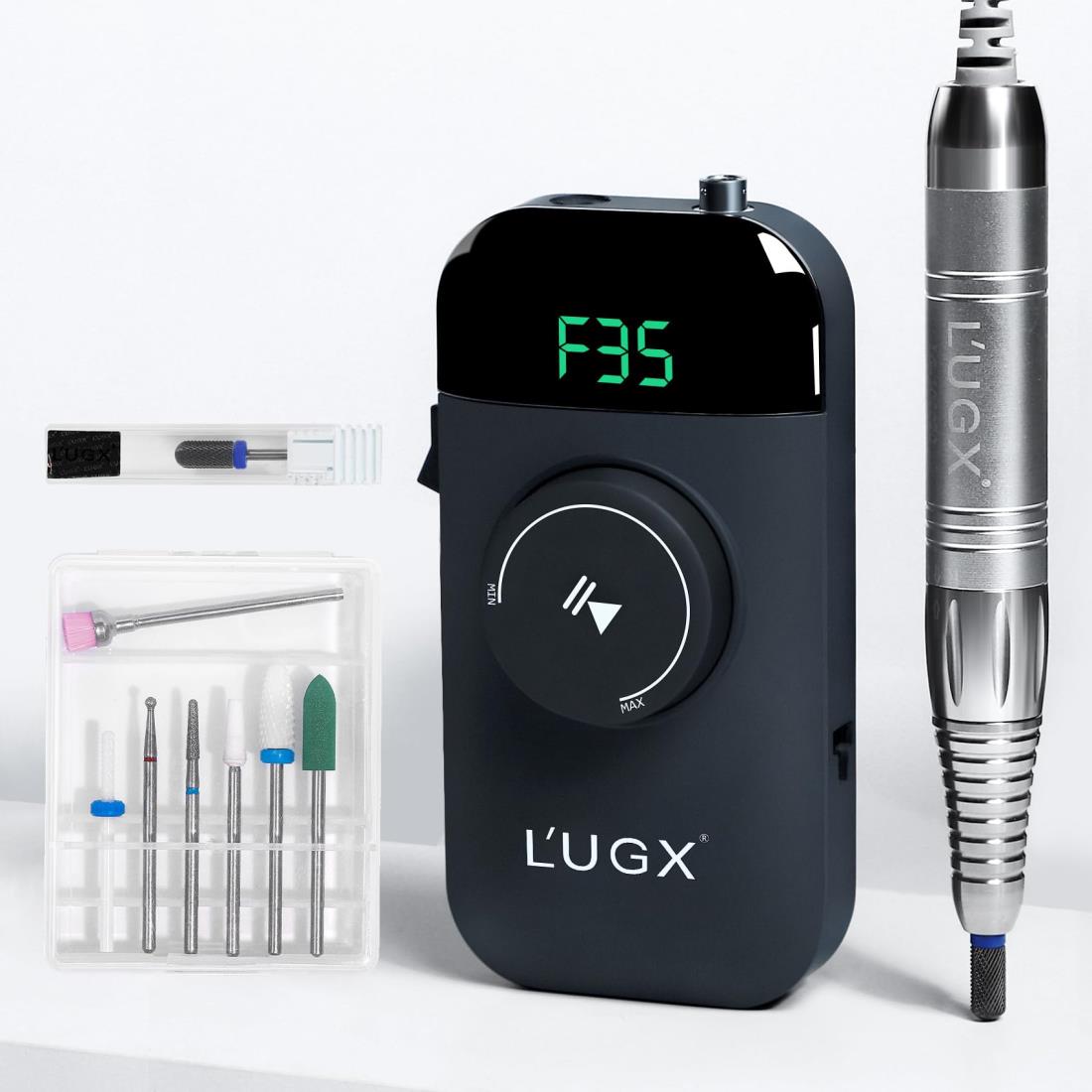 楽天市場】L'UGX電動ネイルマシン30000RPMプロネイルドリル研磨