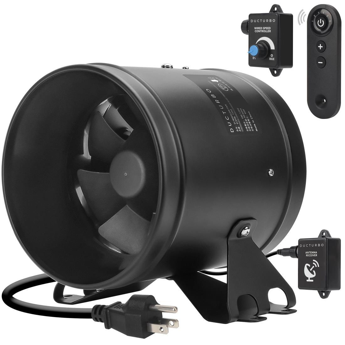 DUCTURBO 中間取付形ダクトファン 100mm Amazon | DUCTURBO 中間取付形ダクトファン 100mm 強力 風量:275