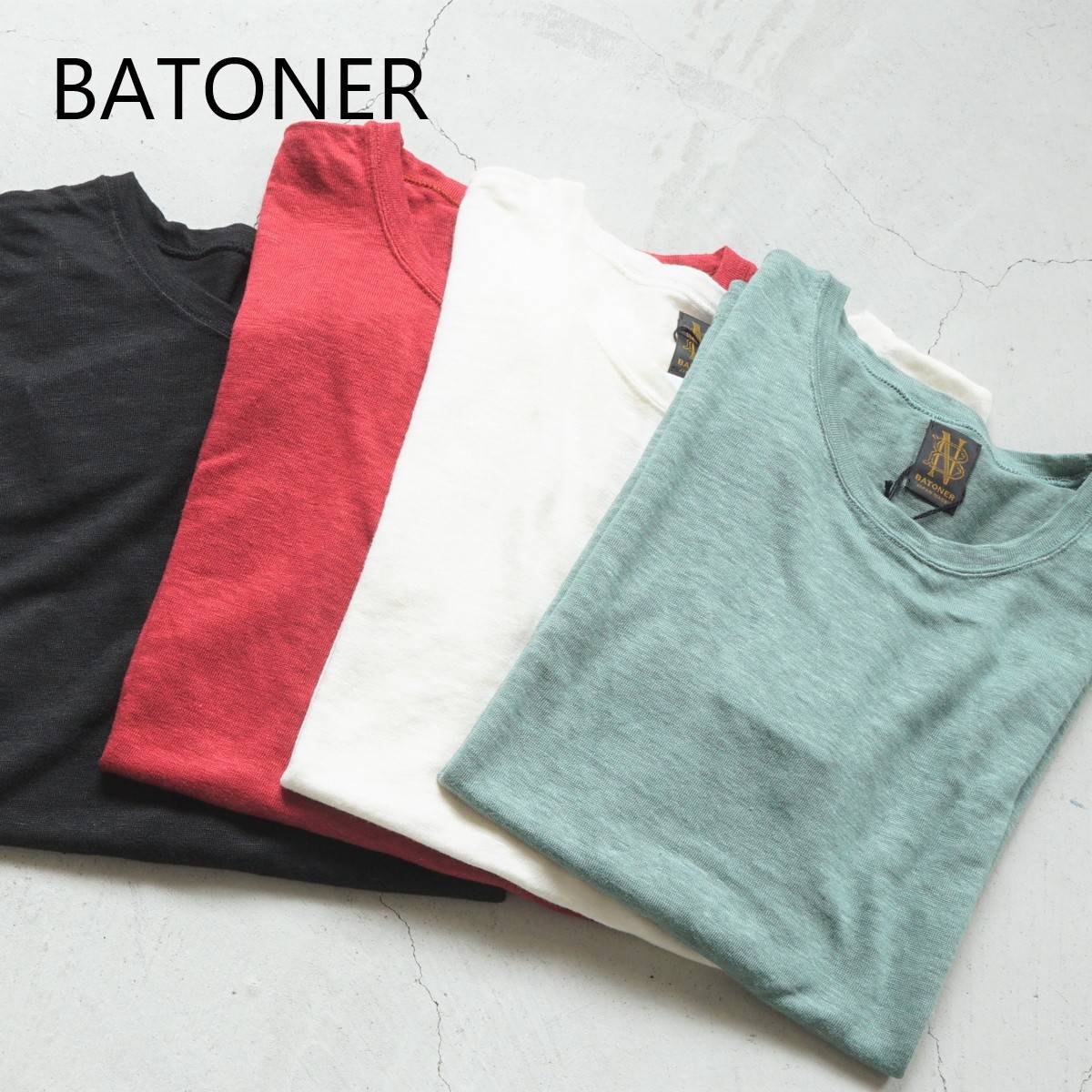 楽天市場】BATONER ｜バトナー sale セール10%off A-Line Boat Neck T