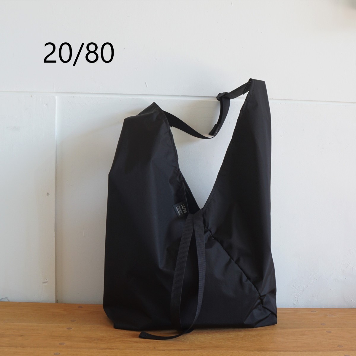 20/80｜トゥエンティーエイティー TWENTY EIGHTY 　Rip stop nylon azuma bukuro/S101 サイズ：free カラー：ブラック