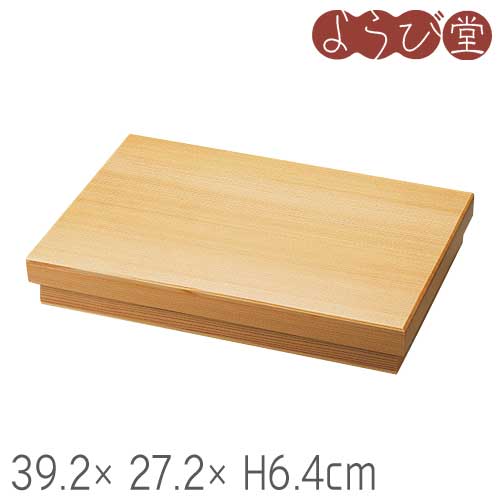 木曽杉 六ツ切箱膳 39.2x27.2xH6.4cm
