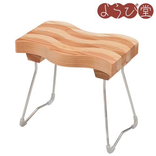 tonono（とのの）バスチェアー 杉 クリア塗装 32×21×H30cm / 木製 お風呂用品 日本製