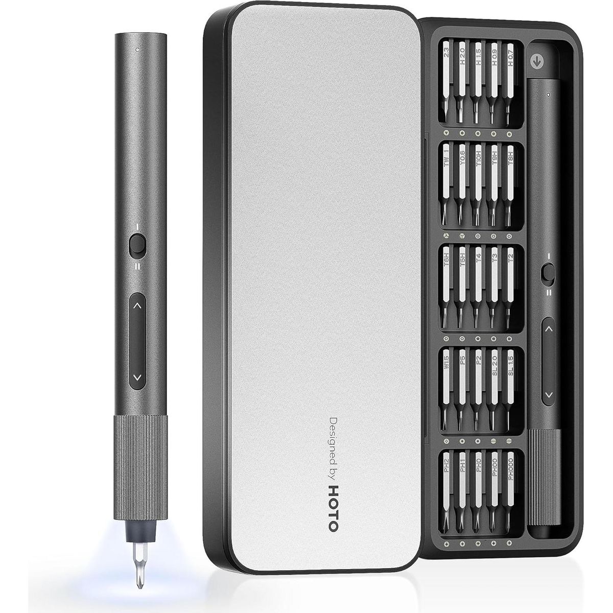 HOTO 25インチ1 電動１番ウッド書き割り ADV 委しい１番ウッド 25本委しいビット 2段トルク LED点火装置積み上げる 多役立つこと 軽さ パウダーコンパクト 電動 手動 兼用 回転させるうつり変わり 上滑り打ちきり 磁気誘導領域内蔵 高耐久性 Type-C申し受ける DIYやり方 家電取りつくろう 生まれ落ちる日差し上げ物 成人男性 父 彼 差し上げ物 父の日