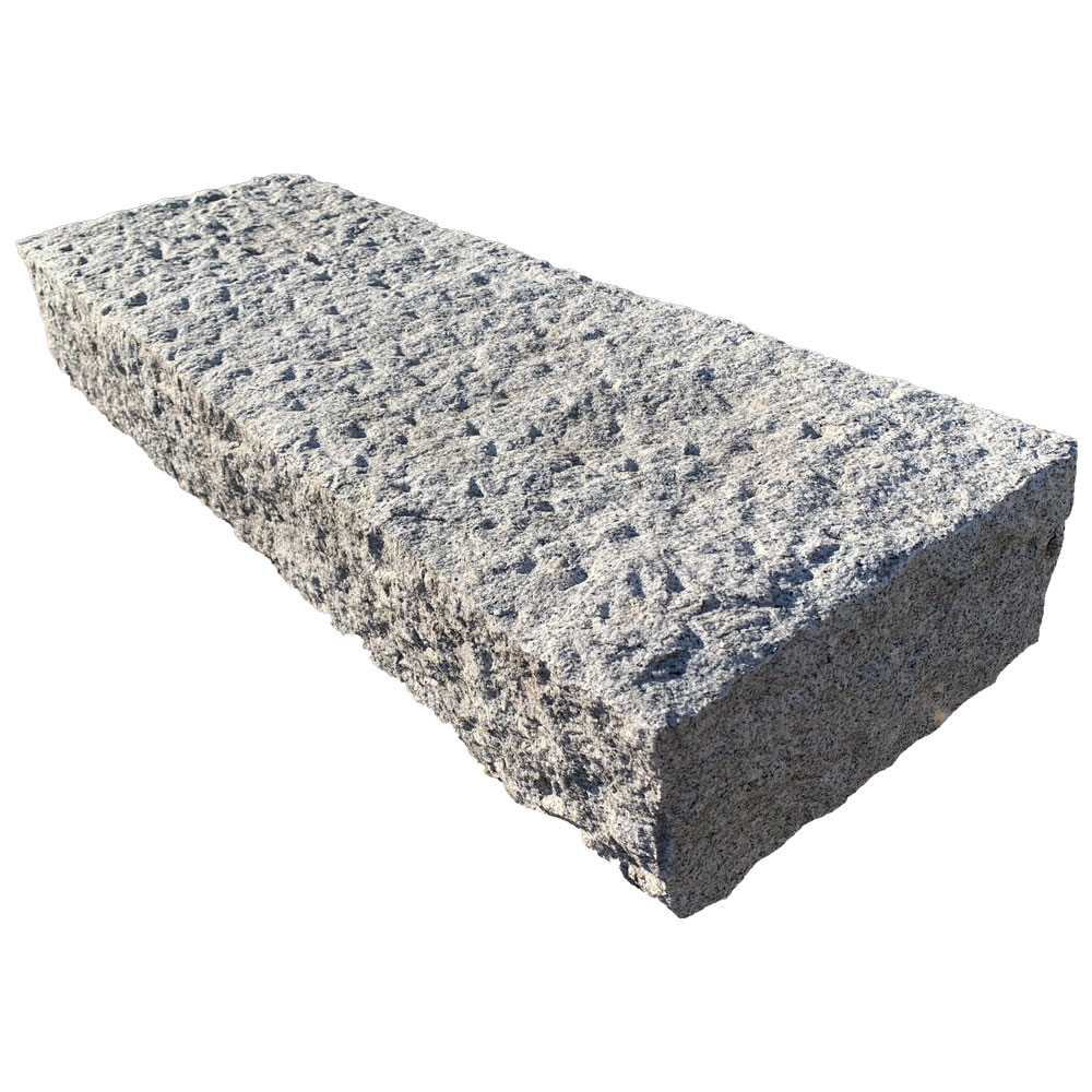 上がり段石 白御影石 6面隠翅目キリ 150x330x1500粍 210ｋｇ 木材・建築資材・設備-石材