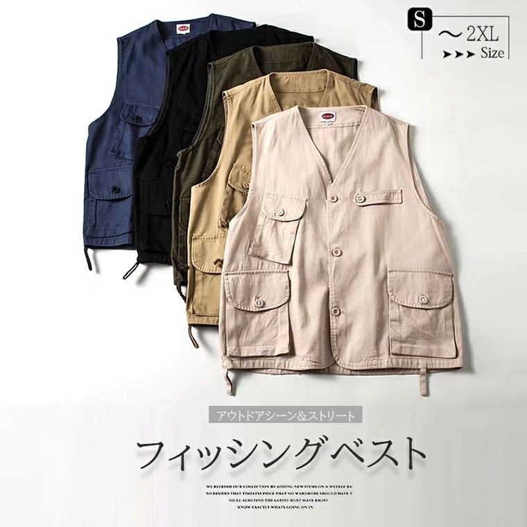 楽天市場】ROUND HOUSE/ラウンドハウス CANVAS FISHING VEST