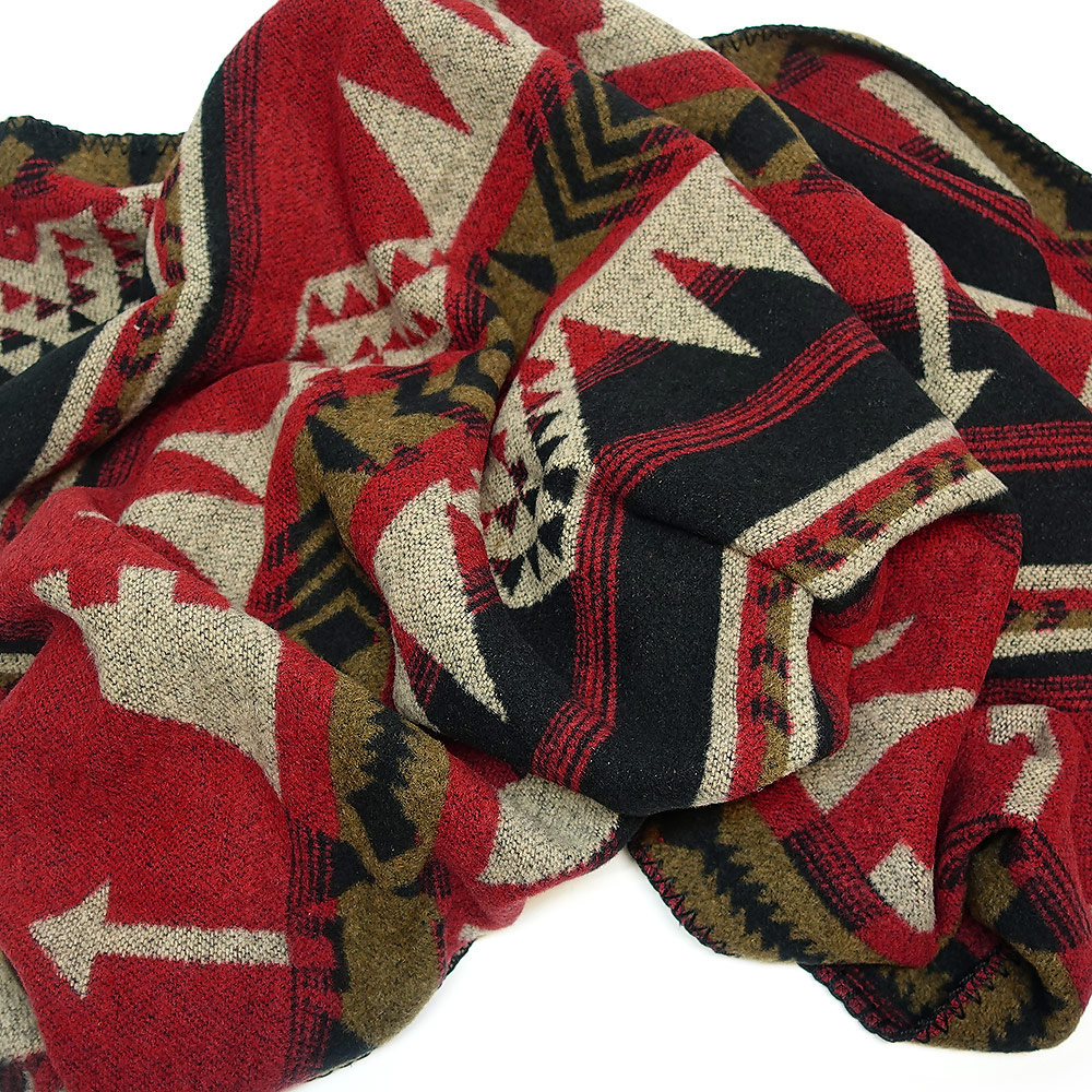 オレゴニアン キャンパー Oregonian Camper ハーフネイティブアメリカンブランケット レッドリバー 150 90cm Half オンライン Native American Blanket 膝掛け 肩掛け マルチクロス アメリカ製 アウトドア キャンプ グランピング q 赤レッド Rcp