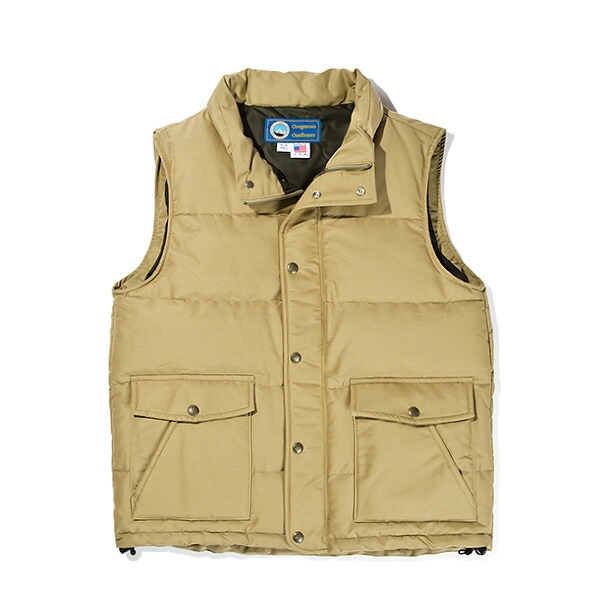 #921023オレゴニアンアウトフィッターズ(Oregonian Outfitters)クラマスダウンベスト - KLAMATH VEST メンズ 亜米利加 お手伝いさんはたご屋USA アウトドア つり銭流行り物  羽毛 中綿 アウター 大層らしい隠し 大層らしい大きさ カーキ M L XL 【貨物輸送無料】