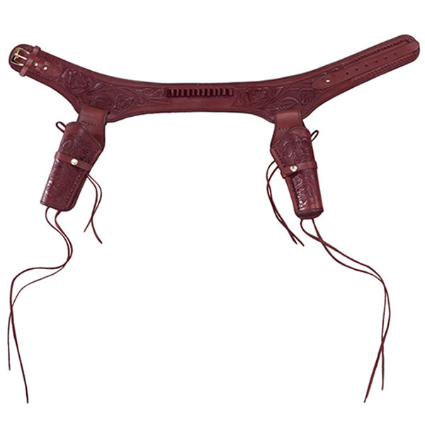 未使用級　カービングレザーガンベルト ナチュラルW最長約109cm最短約94cm 未使用級 カービングレザーガンベルト ナチュラルW最長約109cm