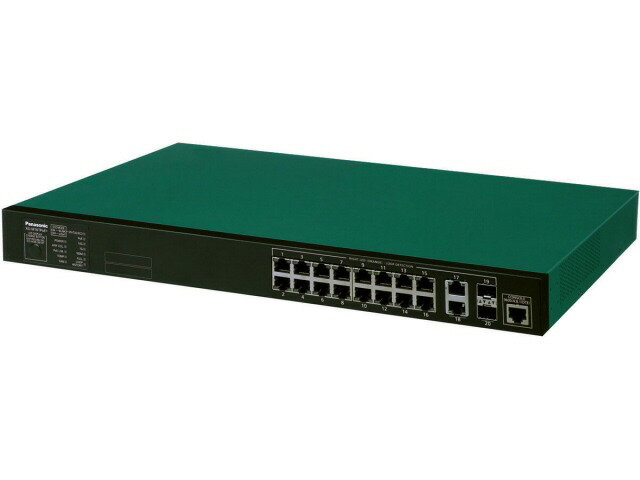 【ポイント10倍】 パナソニック ネットワークハブ XG-M16TPoE+ PN83169 [グリーン/ブラック] 【P10倍】