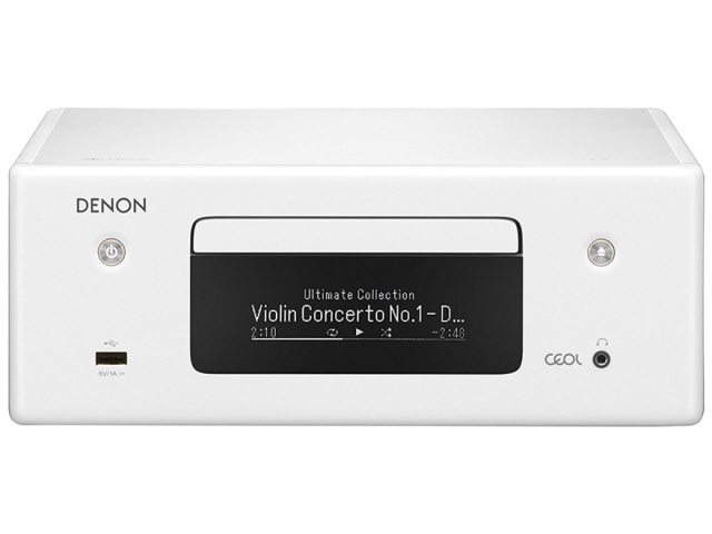 受賞店 DENON コンポ CEOL RCD-N10-W ホワイト 対応メディア