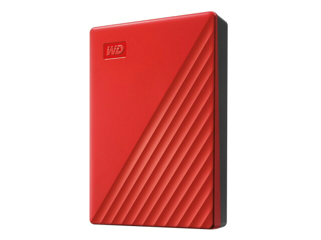 【ポイント10倍】 WESTERN DIGITAL 外付け ハードディスク My Passport WDBPKJ0040BRD-JESN [レッド] [容量：4TB インターフェース：USB3.1 Gen1(USB3.0)] 【P10倍】｜YOUPLAN