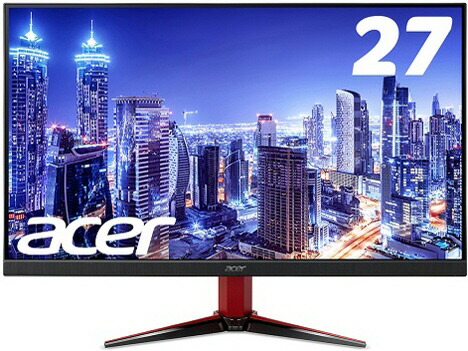 全国宅配無料 楽天市場 ポイント5倍 代引不可 Acer 液晶モニタ 液晶ディスプレイ Nitro Vg271pbmiipx 27インチ ブラック モニタサイズ 27型 インチ モニタタイプ ワイド 解像度 規格 フルhd 19x1080 入力端子 Hdmi2 0x2 Displayportx1